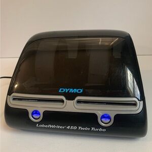 Dymo LabelWriter 450 Twin Turbo - Black and Silver